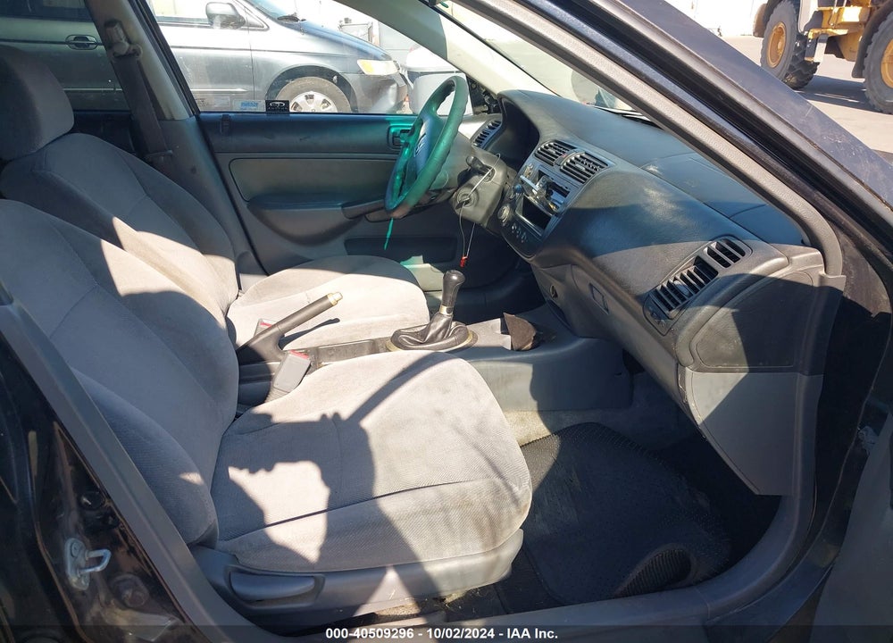 2001 HONDA CIVIC LX VIN: 2HGES15521H596690
