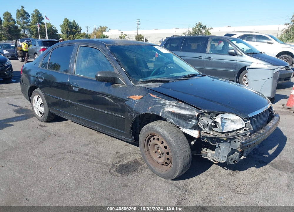2001 HONDA CIVIC LX VIN: 2HGES15521H596690