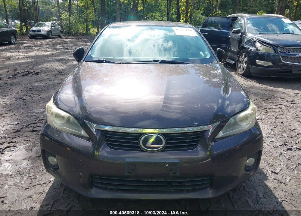 2013 LEXUS CT 200H VIN: JTHKD5BH2D2159365