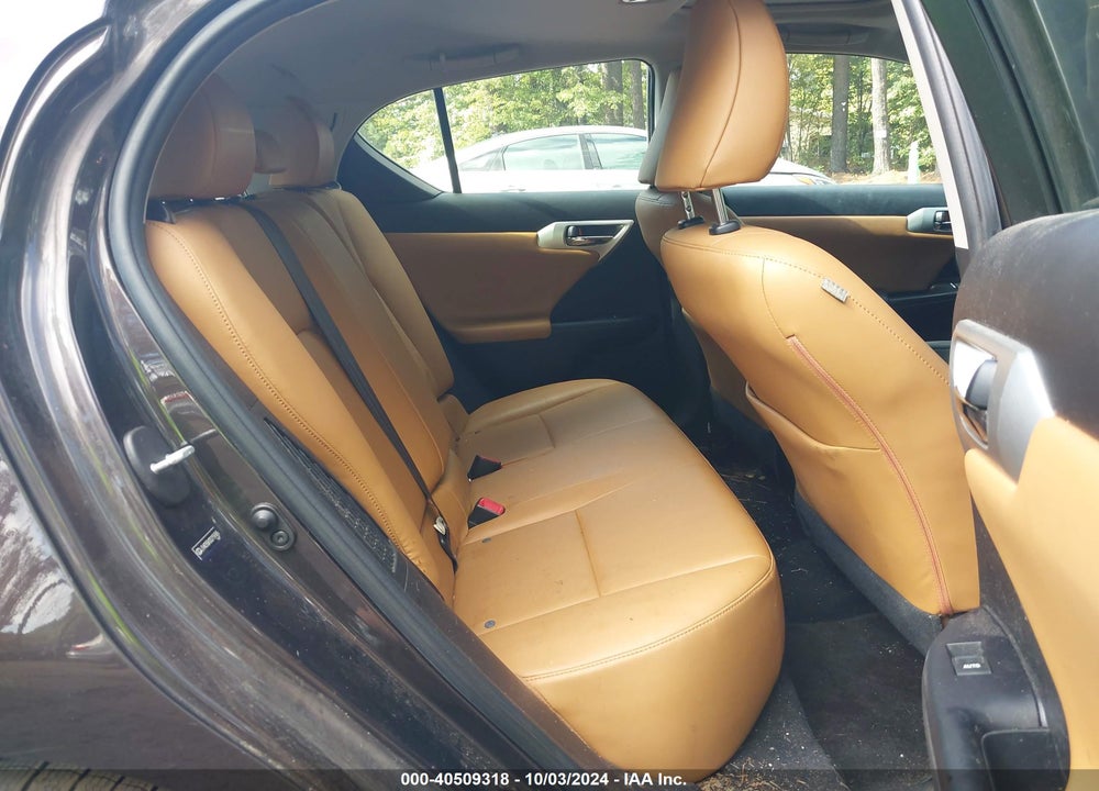 2013 LEXUS CT 200H VIN: JTHKD5BH2D2159365