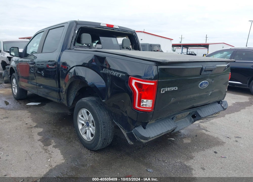 2017 FORD F-150 VIN: 1FTEW1C81HFA41354