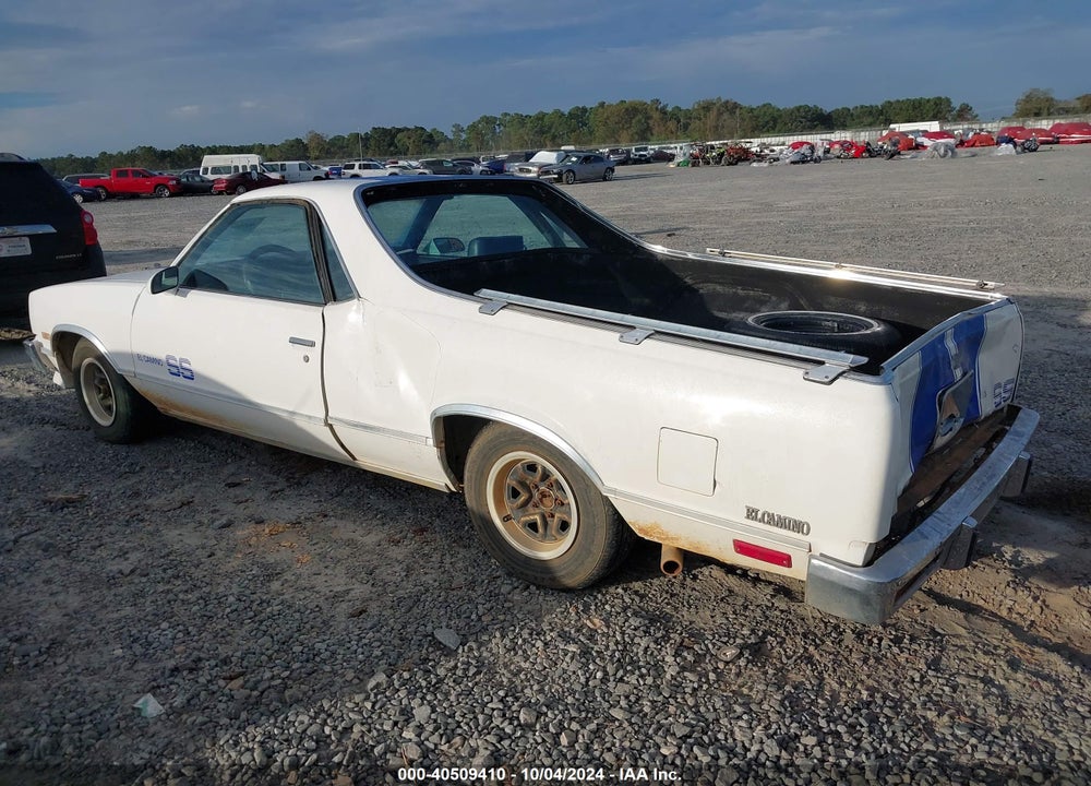 1985 CHEVROLET EL CAMINO VIN: 3GCCW80H3FS923784