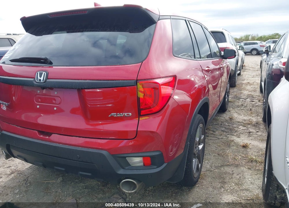 2023 HONDA PASSPORT AWD EX-L VIN: 5FNYF8H56PB009121