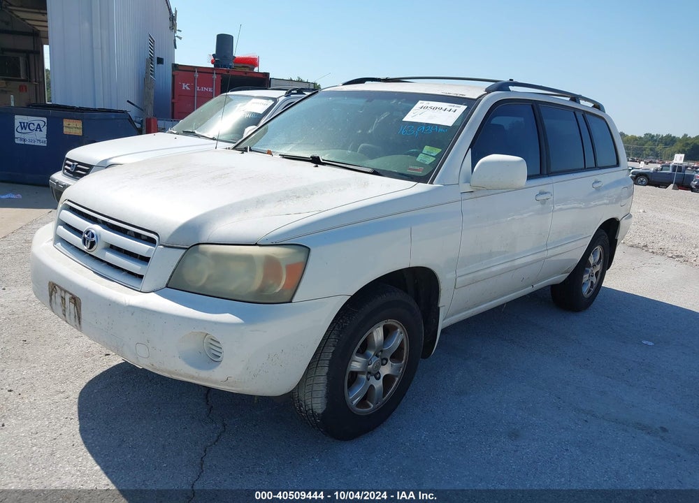 2004 TOYOTA HIGHLANDER V6 VIN: JTEGP21A640012622