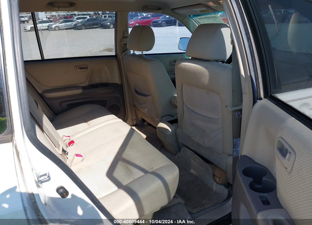 2004 TOYOTA HIGHLANDER V6 VIN: JTEGP21A640012622