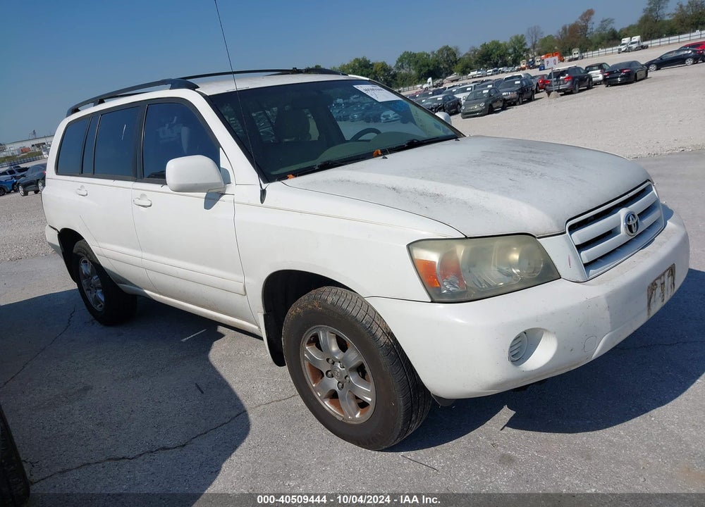 2004 TOYOTA HIGHLANDER V6 VIN: JTEGP21A640012622