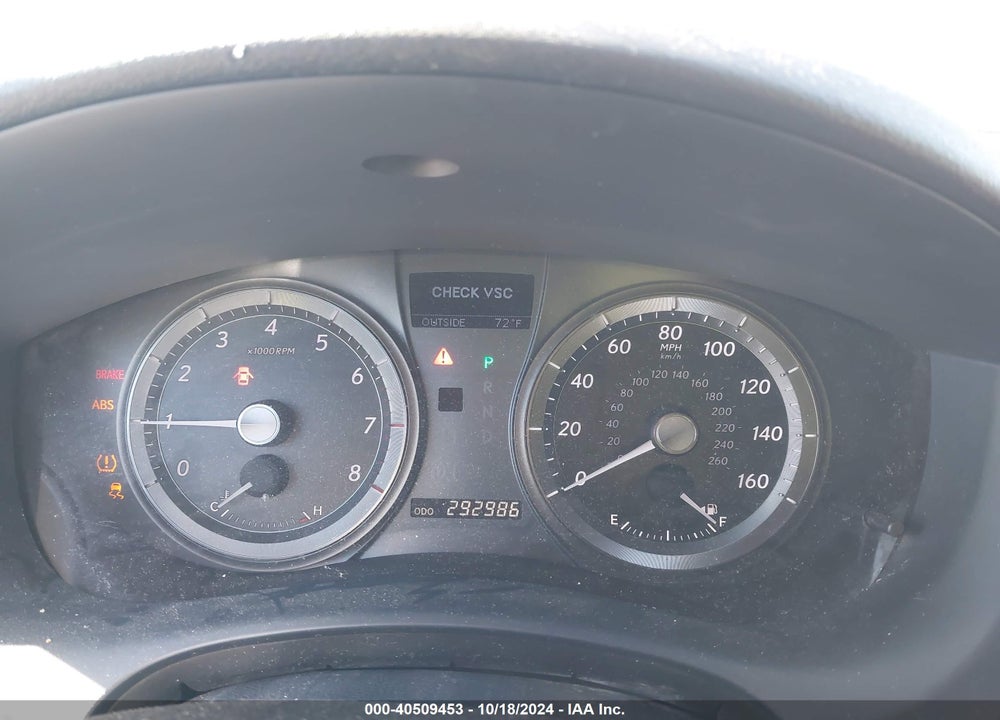 2008 LEXUS ES 350 VIN: JTHBJ46G282267978