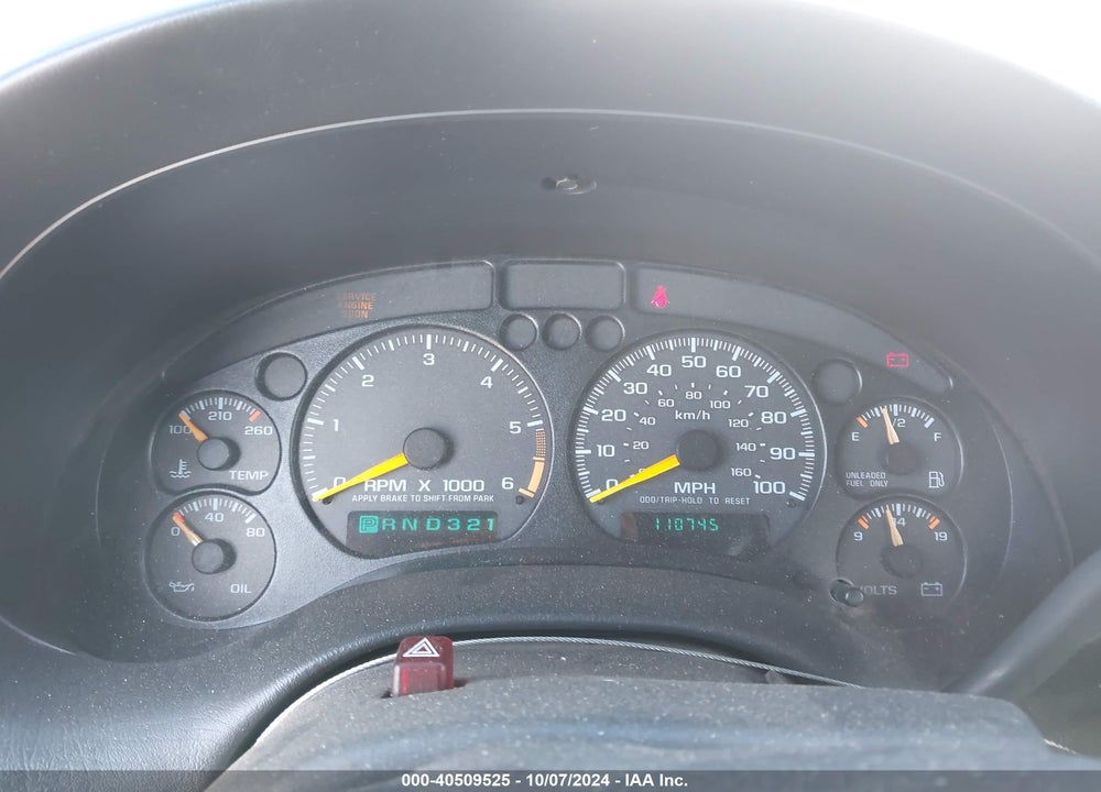 1998 CHEVROLET S-10 LS VIN: 1GCCT19WXW8218412
