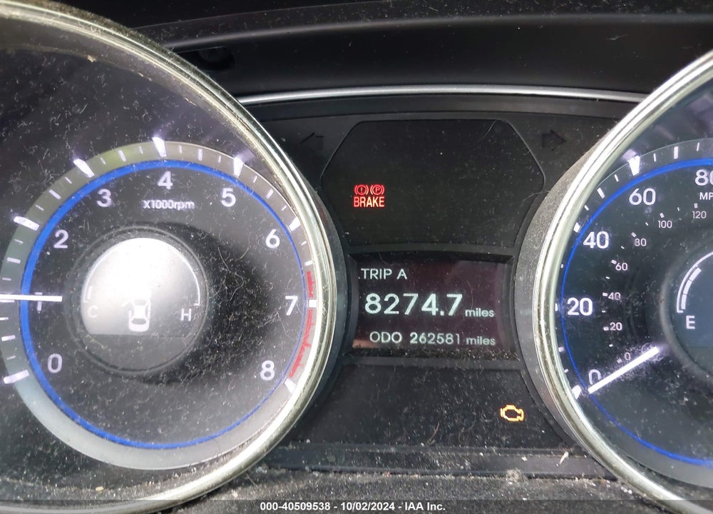 2012 HYUNDAI SONATA GLS VIN: 5NPEB4ACXCH474982