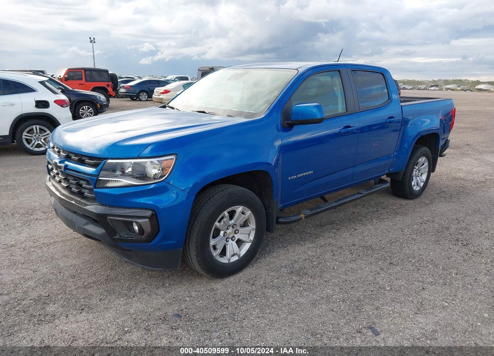 2021 CHEVROLET COLORADO 2WD SHORT BOX LT VIN: 1GCGSCEN4M1123184