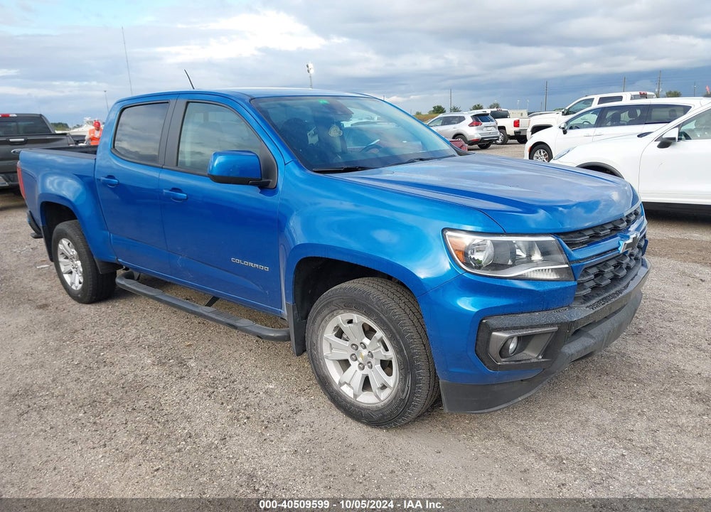2021 CHEVROLET COLORADO 2WD SHORT BOX LT VIN: 1GCGSCEN4M1123184