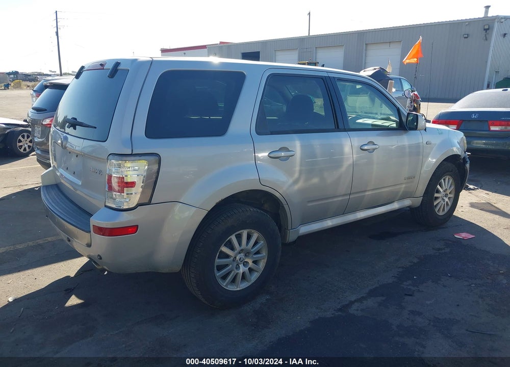 2008 MERCURY MARINER PREMIER VIN: 4M2CU97148KJ39997