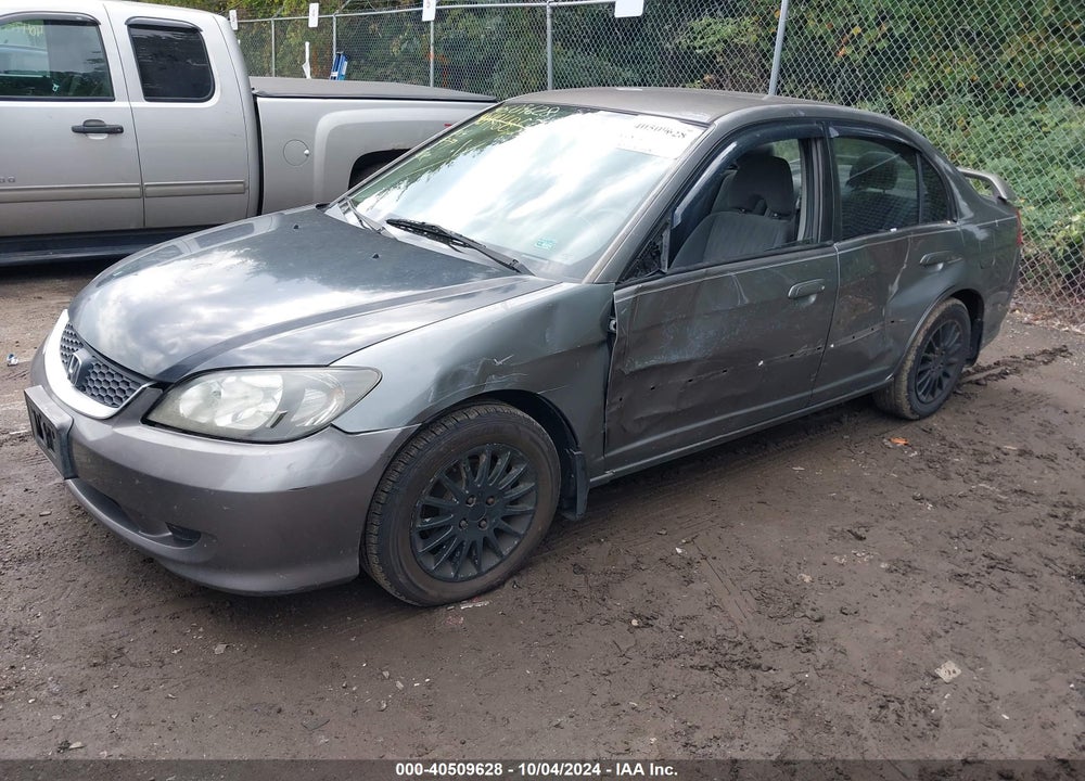 2005 HONDA CIVIC LX VIN: 2HGES16595H584394