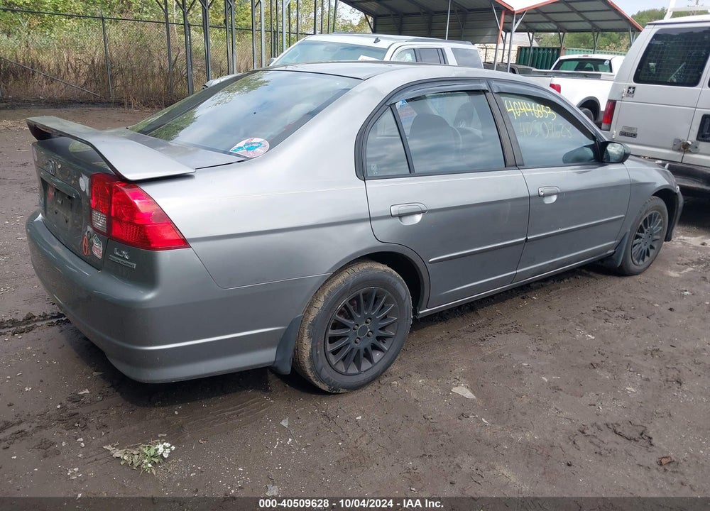 2005 HONDA CIVIC LX VIN: 2HGES16595H584394