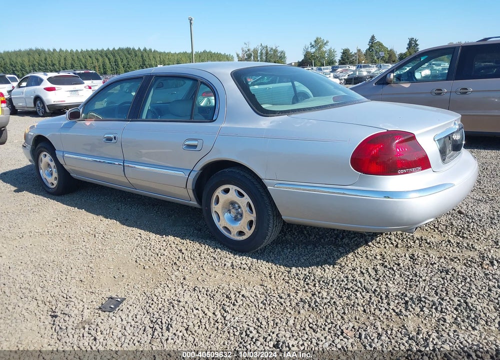 1998 LINCOLN CONTINENTAL VIN: 1LNFM97VXWY737927