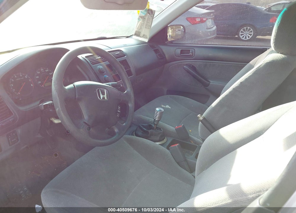 2001 HONDA CIVIC LX VIN: 1HGES15571L006776