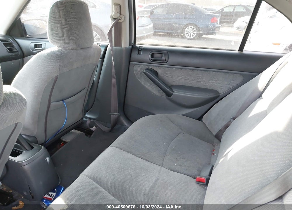 2001 HONDA CIVIC LX VIN: 1HGES15571L006776