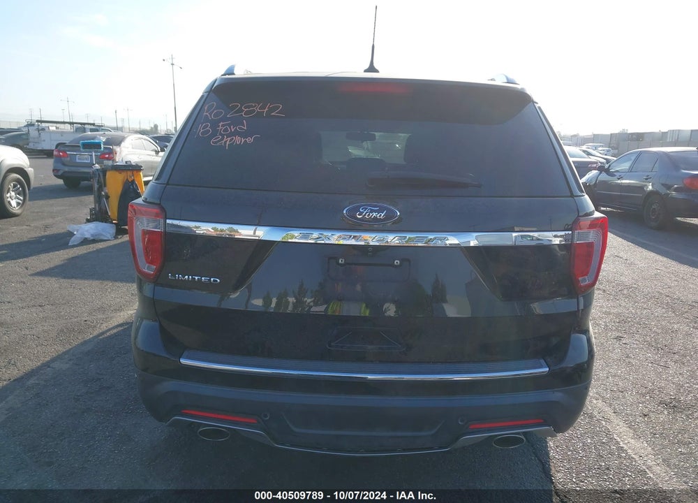 2018 FORD EXPLORER VIN: 1FM5K7F80JGA15396
