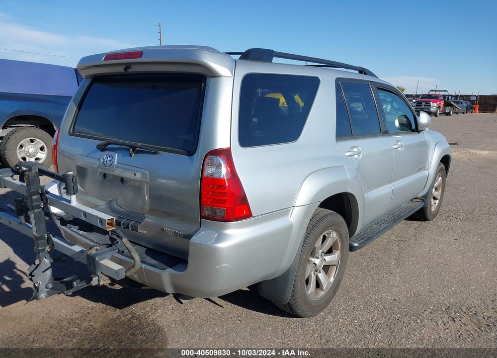2006 TOYOTA 4RUNNER LIMITED V8 VIN: JTEBT17R860058839