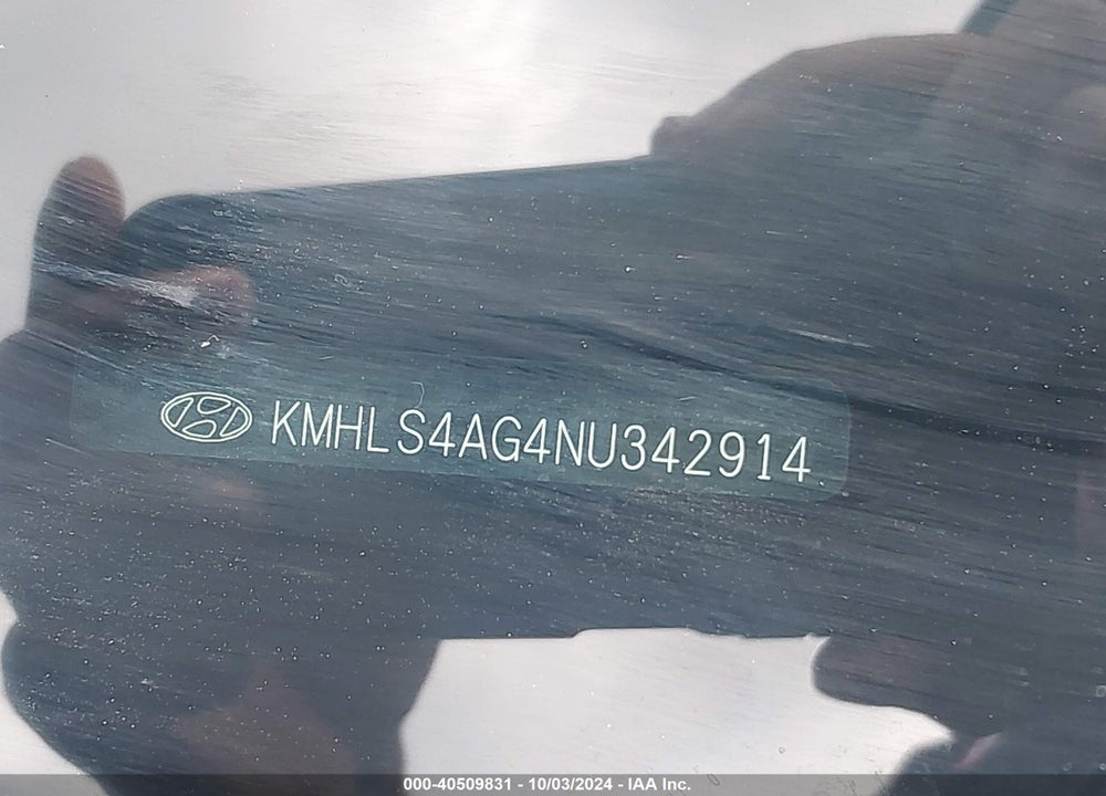 2022 HYUNDAI ELANTRA SEL VIN: KMHLS4AG4NU342914