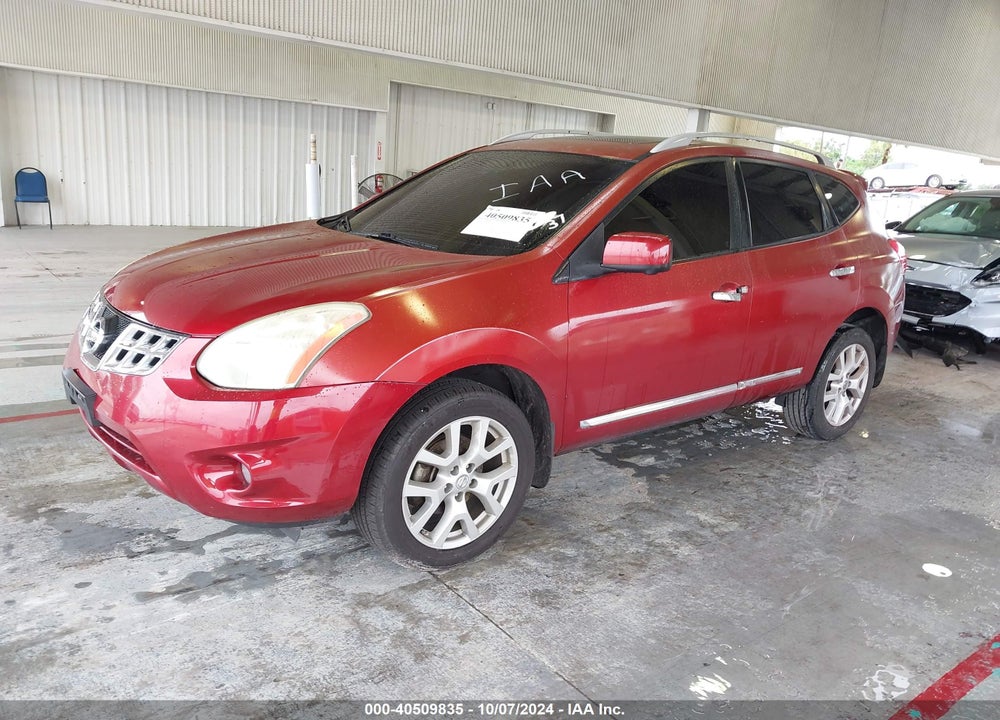 2013 NISSAN ROGUE SV W/SL PKG VIN: JN8AS5MT6DW512417