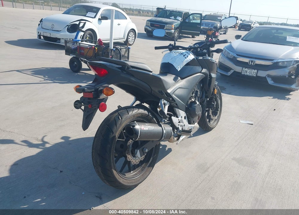 2014 HONDA CB500 F VIN: MLHPC4563E5100207