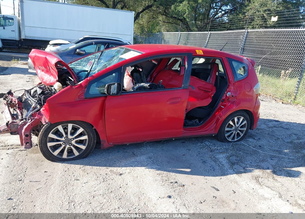 2012 HONDA FIT SPORT VIN: JHMGE8H54CC008909