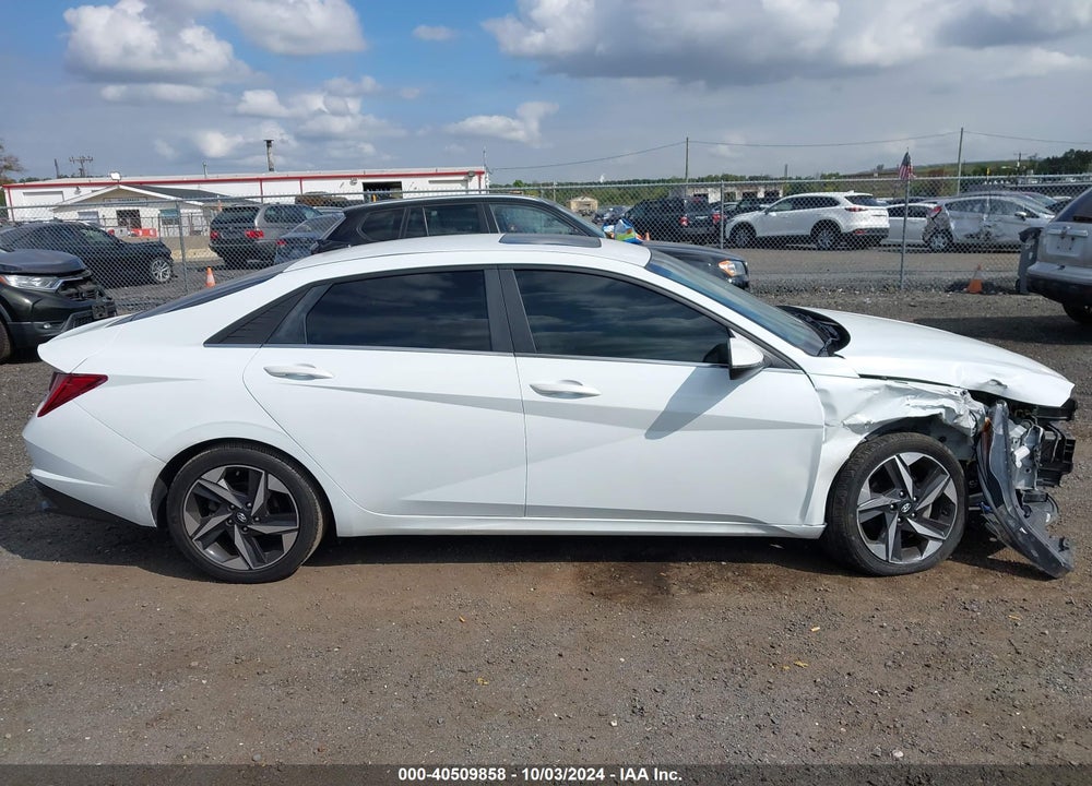 2021 HYUNDAI ELANTRA SEL VIN: 5NPLN4AG7MH012897