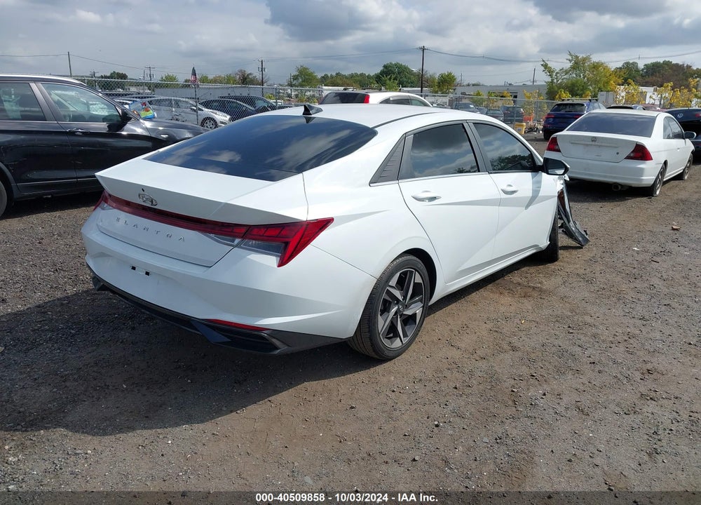 2021 HYUNDAI ELANTRA SEL VIN: 5NPLN4AG7MH012897