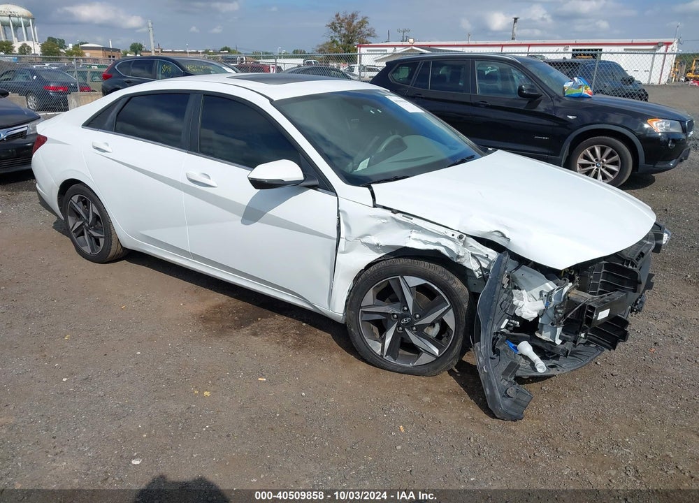 2021 HYUNDAI ELANTRA SEL VIN: 5NPLN4AG7MH012897