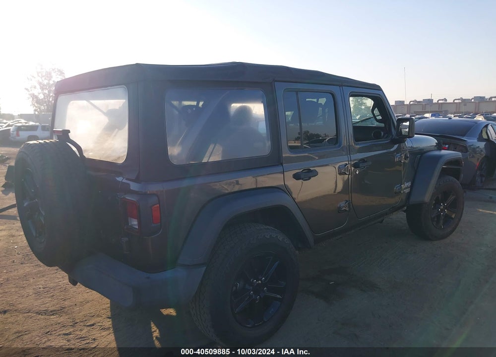 2019 JEEP WRANGLER UNLIMITED SPORT S 4X4 VIN: 1C4HJXDN3KW682936