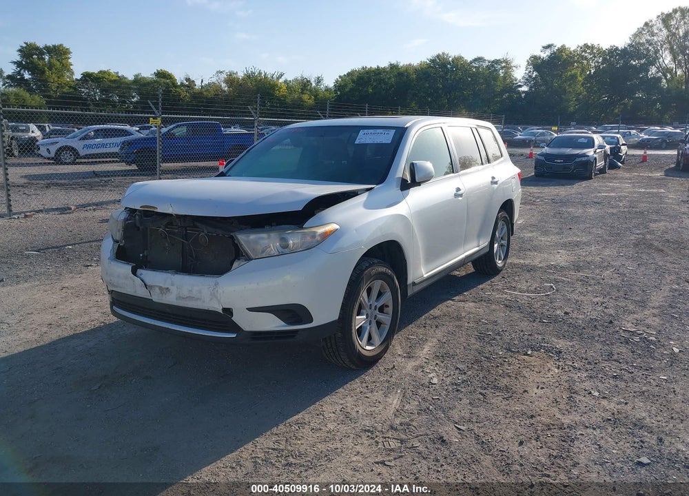 2013 TOYOTA HIGHLANDER BASE V6 VIN: 5TDBK3EH6DS184687