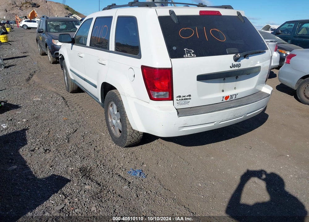 2008 JEEP GRAND CHEROKEE LAREDO VIN: 1J8GR48K78C122083