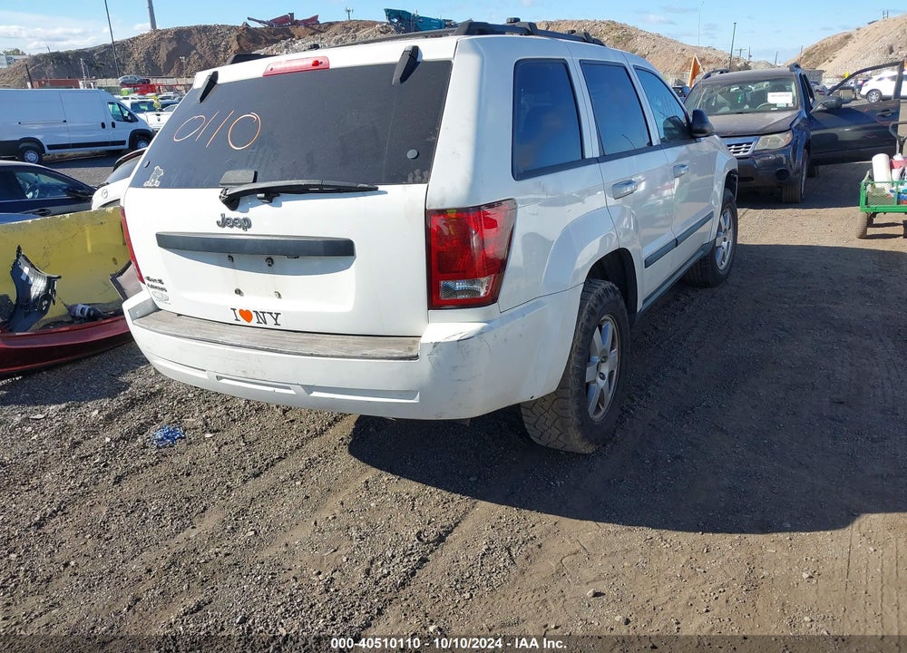 2008 JEEP GRAND CHEROKEE LAREDO VIN: 1J8GR48K78C122083