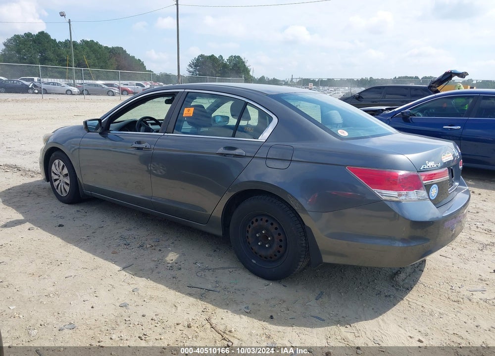 2012 HONDA ACCORD 2.4 LX VIN: 1HGCP2F3XCA135296