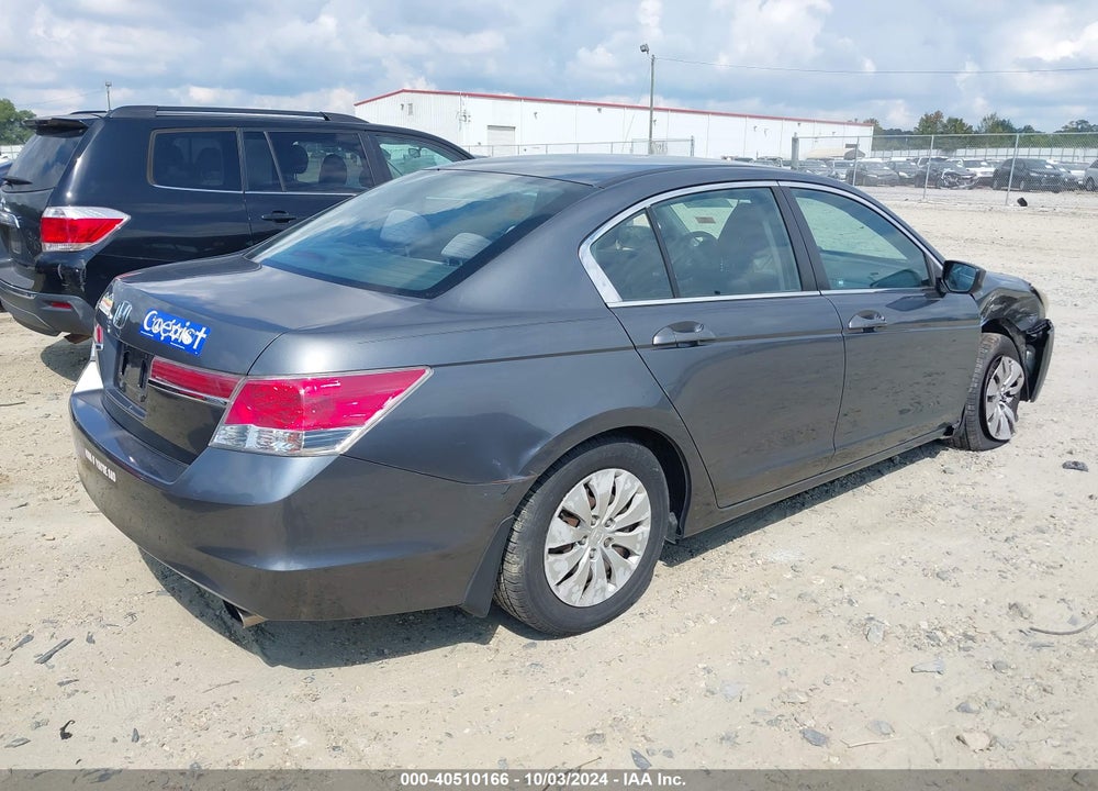 2012 HONDA ACCORD 2.4 LX VIN: 1HGCP2F3XCA135296