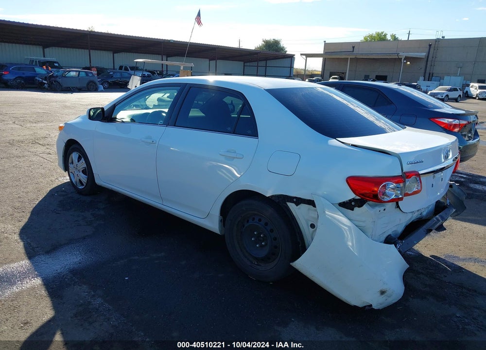 2013 TOYOTA COROLLA LE VIN: 5YFBU4EE1DP169691