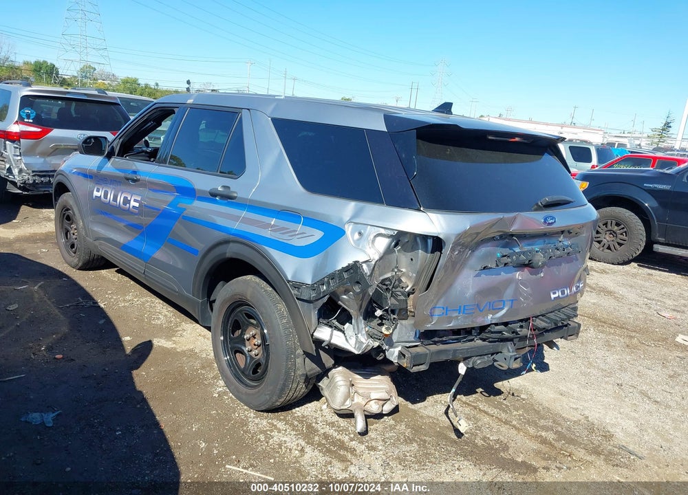 2020 FORD POLICE INTERCEPTOR UTILITY VIN: 1FM5K8AB6LGA97792