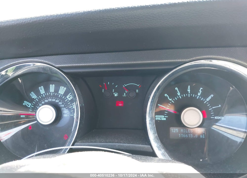 2012 FORD MUSTANG V6 VIN: 1ZVBP8AM8C5264480
