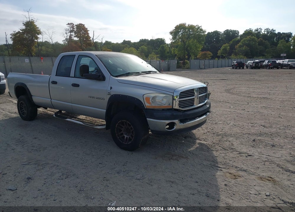 2006 DODGE RAM 2500 ST VIN: 1D7KS28C86J176316