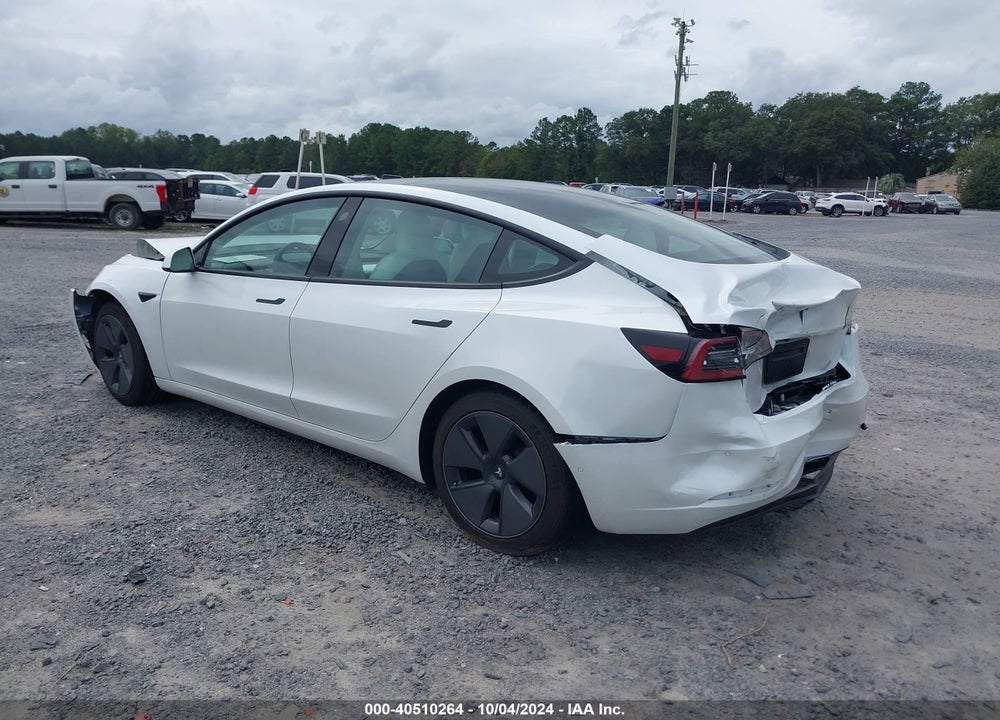 2021 TESLA MODEL 3 STANDARD RANGE PLUS REAR-WHEEL DRIVE VIN: 5YJ3E1EA1MF853715