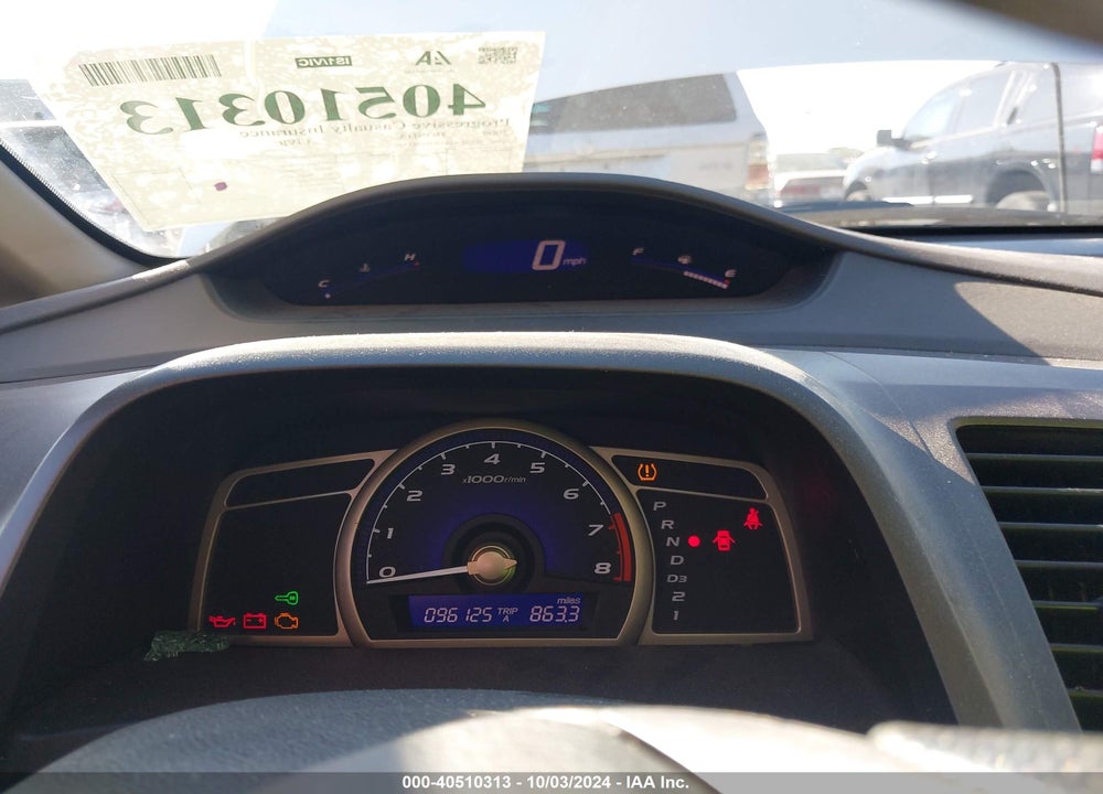 2009 HONDA CIVIC LX VIN: 2HGFA165X9H347359