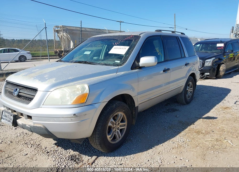 2005 HONDA PILOT EX-L VIN: 5FNYF18675B001638