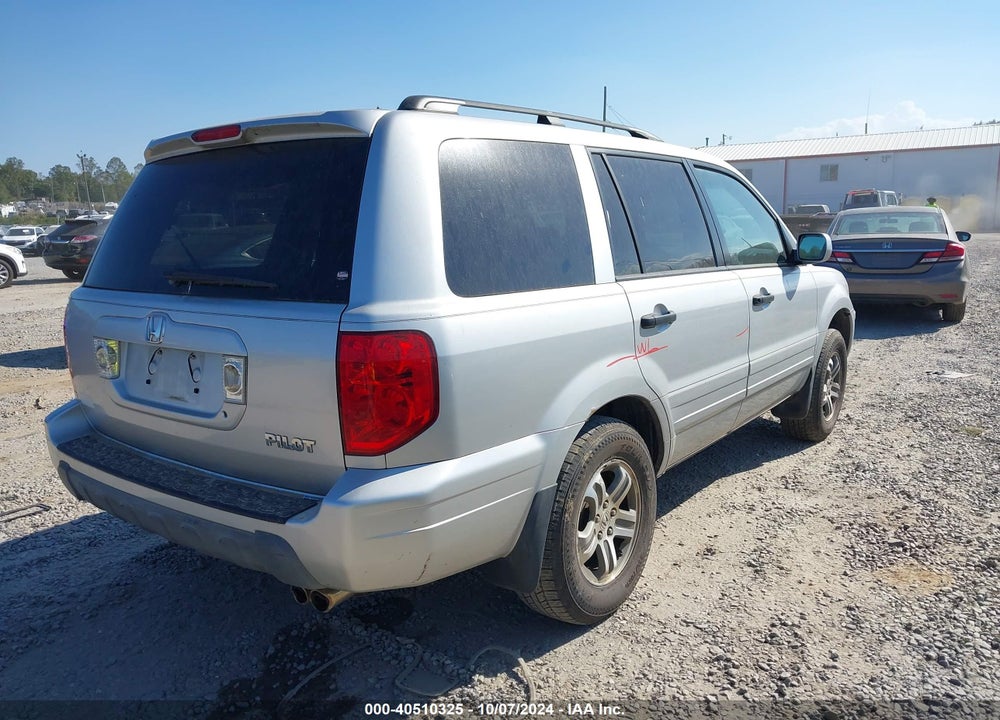 2005 HONDA PILOT EX-L VIN: 5FNYF18675B001638