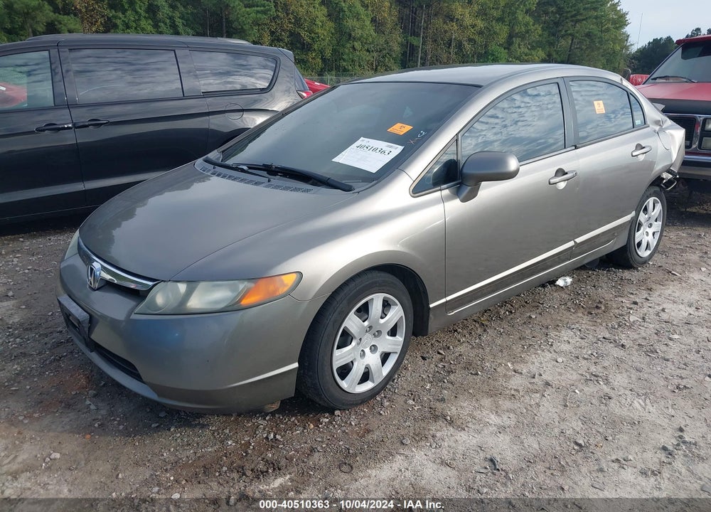 2006 HONDA CIVIC LX VIN: 1HGFA16536L055339