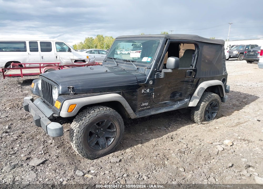 2005 JEEP WRANGLER X VIN: 1J4FA39SX5P369986