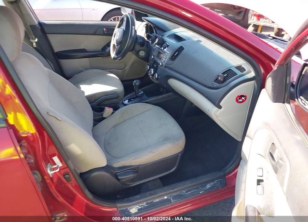 2010 KIA FORTE EX VIN: KNAFU4A27A5873543