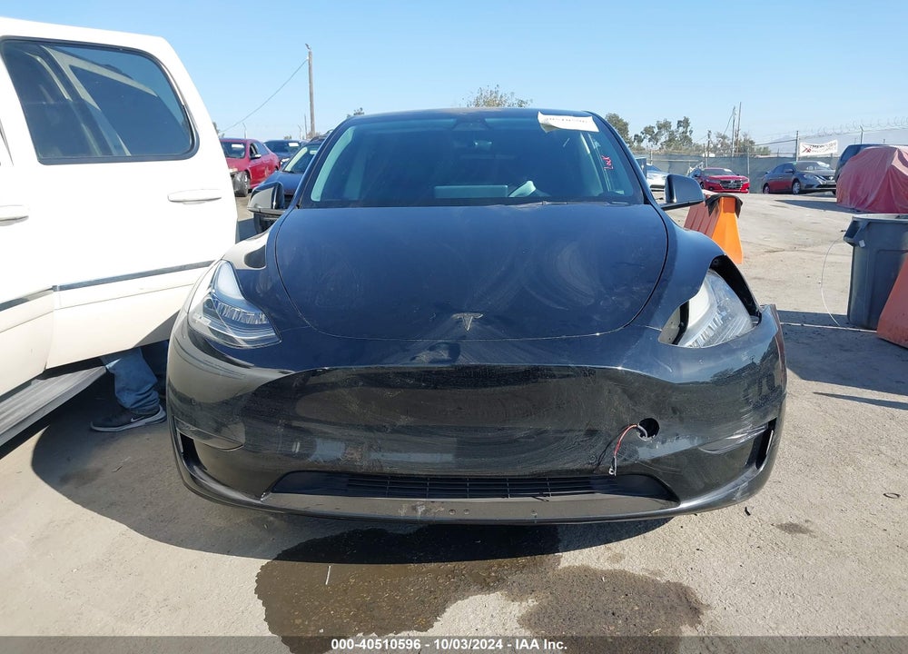 2021 TESLA MODEL Y LONG RANGE DUAL MOTOR ALL-WHEEL DRIVE VIN: 5YJYGDEE1MF142665