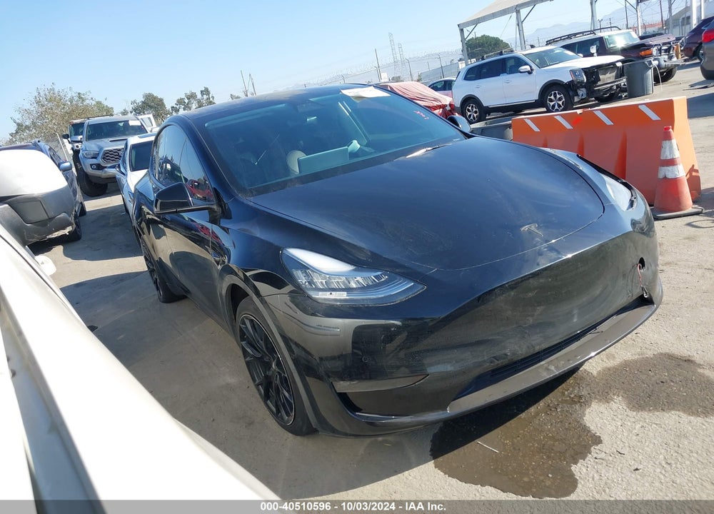 2021 TESLA MODEL Y LONG RANGE DUAL MOTOR ALL-WHEEL DRIVE VIN: 5YJYGDEE1MF142665
