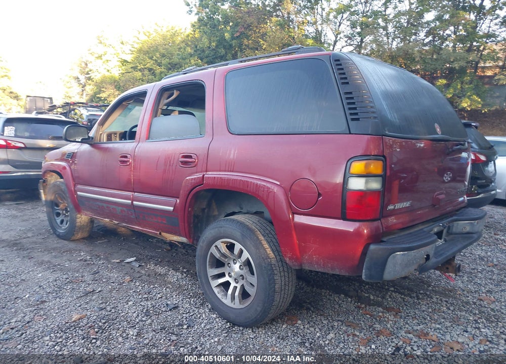 2005 CHEVROLET TAHOE LS VIN: 1GNEK13T35J238929